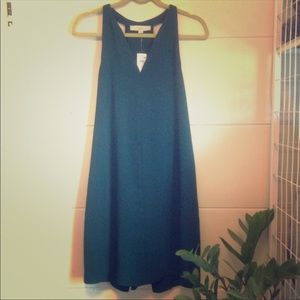 🍁SALE LOFT NWT Green Trapeze Halter Dress
